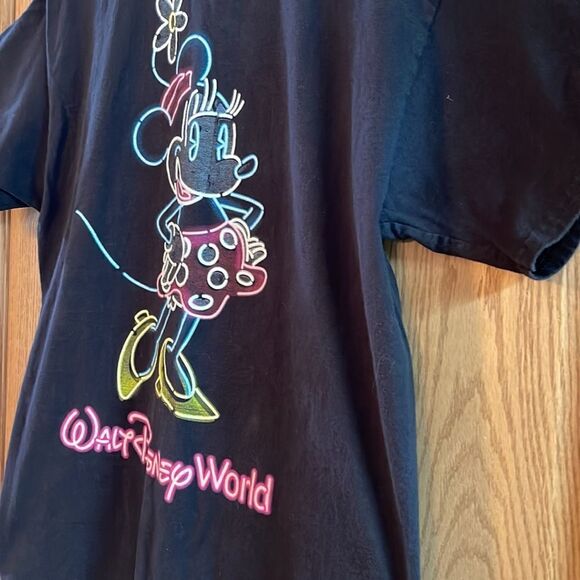 DISNEY Walt Disney World Neon Minnie Mouse Tee - Picture 6 of 9